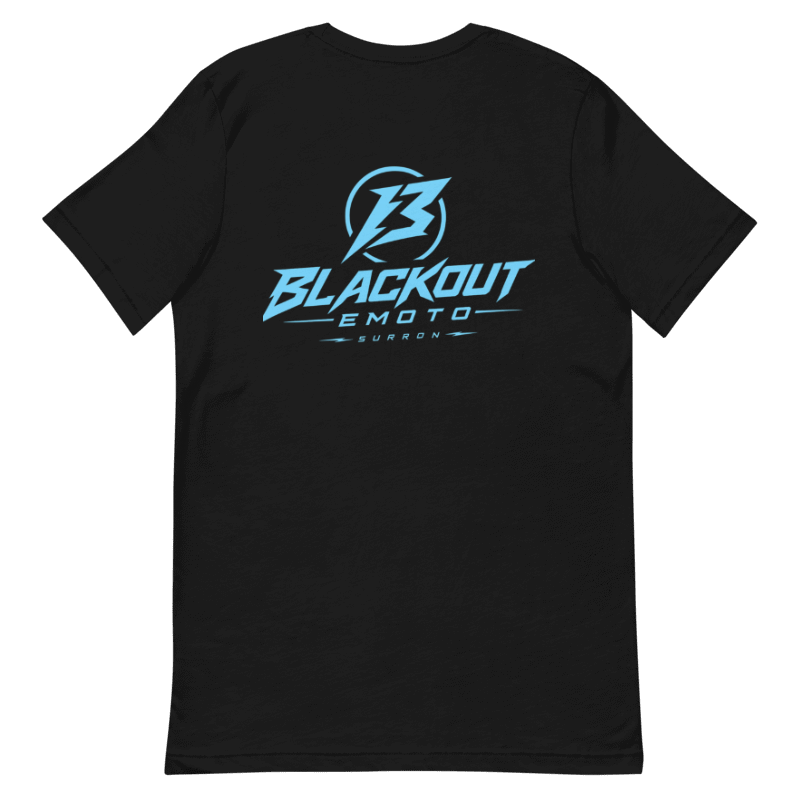 blackout e-moto tee shirts